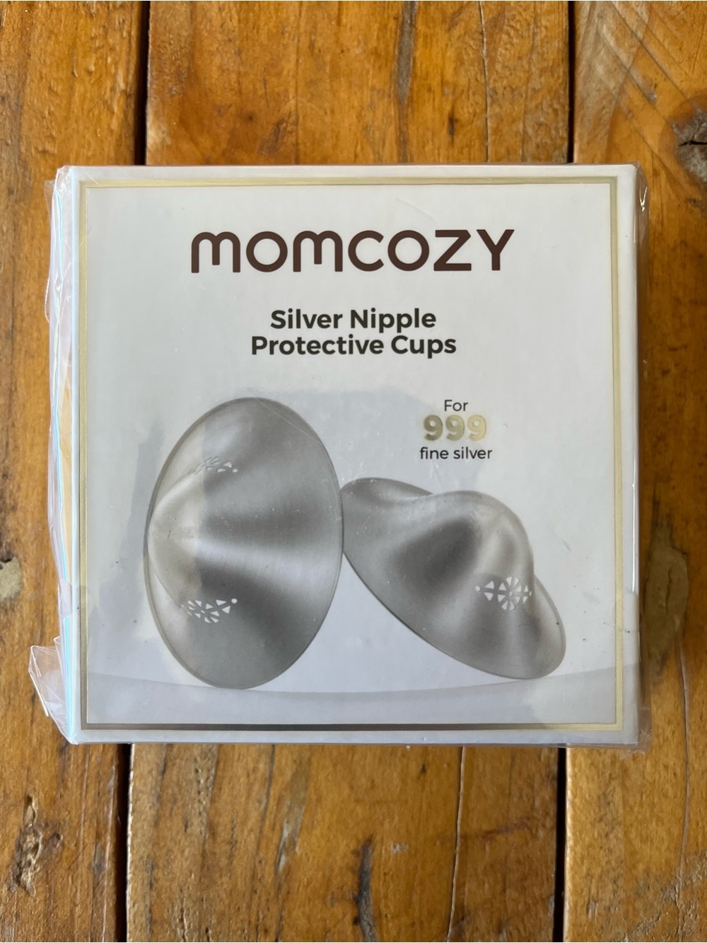 MOMCOZY Silver Nipple Protective Cups